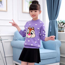 Load image into Gallery viewer, 2019 Autumn Winter Cotton Sweater Top Girls Kids pullover knitted christmas Sweaters wear Children Clothing 6 8 10 12 14 years