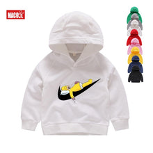 Load image into Gallery viewer, Boys Hoodies funny Children Sweatshirts cool 2019 Autumn toddler sweatshirt kids Baby Girl outfit Long Sleeves Top white for boy