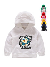 Load image into Gallery viewer, Boys Hoodies funny Children Sweatshirts cool 2019 Autumn toddler sweatshirt kids Baby Girl outfit Long Sleeves Top white for boy