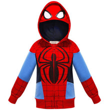 Load image into Gallery viewer, Baby Boys Superheroes Cartoon Hoodie Iron Man Captain America Thor Hulk Bat Man Superman Sweatshirt Kids Toy Story Cars Clothes