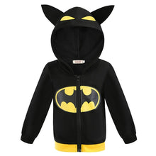 Load image into Gallery viewer, Baby Boys Superheroes Cartoon Hoodie Iron Man Captain America Thor Hulk Bat Man Superman Sweatshirt Kids Toy Story Cars Clothes