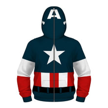 Load image into Gallery viewer, Zipper Mask Boys Jacket Star Wars The Avengers Captain America iron Man Darth Vader Spiderman Kids Boys Sweatshirt Hoodies Coats