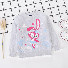 Load image into Gallery viewer, 2019 Christmas Sweater Kids New Cotton Boy Round-neck Knitted Long Sleeve Pullovers Cute Cartoon Christmas Sweater for Girls