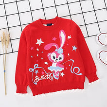 Load image into Gallery viewer, 2019 Christmas Sweater Kids New Cotton Boy Round-neck Knitted Long Sleeve Pullovers Cute Cartoon Christmas Sweater for Girls