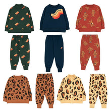 Load image into Gallery viewer, EnkeliBB Child Brand Leopard Sweatshirt and Pants Kids Boys Girls Fashion Lucky Clothes Sets Baby Brand Winter Hoody Tops Cat