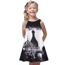 Load image into Gallery viewer, Fashion 2019 Toddler Girls Dress Summer Princess Dress Kids Baby Vestido Infantil Printing Party Sleeveless Dresses Vestidos