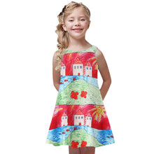 Load image into Gallery viewer, Fashion 2019 Toddler Girls Dress Summer Princess Dress Kids Baby Vestido Infantil Printing Party Sleeveless Dresses Vestidos
