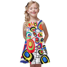 Load image into Gallery viewer, Fashion 2019 Toddler Girls Dress Summer Princess Dress Kids Baby Vestido Infantil Printing Party Sleeveless Dresses Vestidos