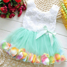 Load image into Gallery viewer, Baby Kid Girls Summer Lace Dresses Party Cute Tutu Princess Sleeveless Party Bow Flower Dresses Clothes 1-4 years