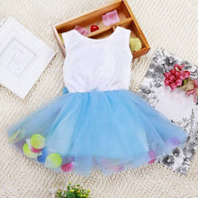 Load image into Gallery viewer, Baby Kid Girls Summer Lace Dresses Party Cute Tutu Princess Sleeveless Party Bow Flower Dresses Clothes 1-4 years