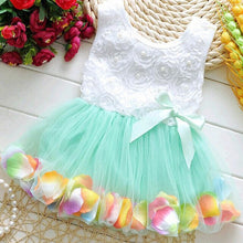 Load image into Gallery viewer, Baby Kid Girls Summer Lace Dresses Party Cute Tutu Princess Sleeveless Party Bow Flower Dresses Clothes 1-4 years