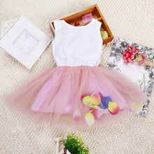 Load image into Gallery viewer, Baby Kid Girls Summer Lace Dresses Party Cute Tutu Princess Sleeveless Party Bow Flower Dresses Clothes 1-4 years