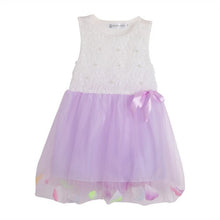 Load image into Gallery viewer, Baby Kid Girls Summer Lace Dresses Party Cute Tutu Princess Sleeveless Party Bow Flower Dresses Clothes 1-4 years