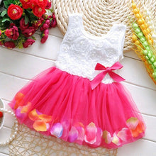 Load image into Gallery viewer, Baby Kid Girls Summer Lace Dresses Party Cute Tutu Princess Sleeveless Party Bow Flower Dresses Clothes 1-4 years