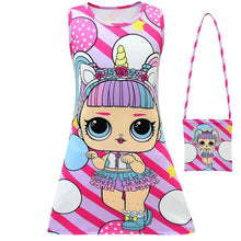Load image into Gallery viewer, Girl Lol Dress 2019 Kids Sleeveless Cartoon Dress Summer Girls Flower Dresses Children Clothes Baby Princess Dress Elegant