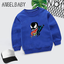 Load image into Gallery viewer, Kids Marvel Movie Venom Print Cartoon Hoodies Boys Girls Sweatshirt  Children Autumn Tops Baby Cotton Clothes,KYT5271