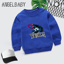 Load image into Gallery viewer, Kids Marvel Movie Venom Print Cartoon Hoodies Boys Girls Sweatshirt  Children Autumn Tops Baby Cotton Clothes,KYT5271