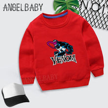 Load image into Gallery viewer, Kids Marvel Movie Venom Print Cartoon Hoodies Boys Girls Sweatshirt  Children Autumn Tops Baby Cotton Clothes,KYT5271