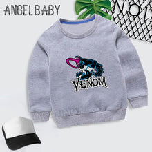 Load image into Gallery viewer, Kids Marvel Movie Venom Print Cartoon Hoodies Boys Girls Sweatshirt  Children Autumn Tops Baby Cotton Clothes,KYT5271