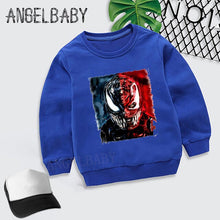 Load image into Gallery viewer, Kids Marvel Movie Venom Print Cartoon Hoodies Boys Girls Sweatshirt  Children Autumn Tops Baby Cotton Clothes,KYT5271