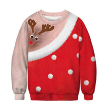 Load image into Gallery viewer, Men's sweater pull homme Ugly Christmas Sweater Santa Claus 3d Loose Hoodie Men Women christmas sweater men pull noel homme