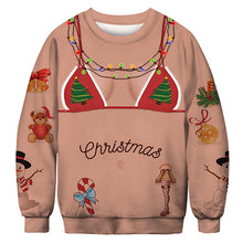 Load image into Gallery viewer, Men's sweater pull homme Ugly Christmas Sweater Santa Claus 3d Loose Hoodie Men Women christmas sweater men pull noel homme