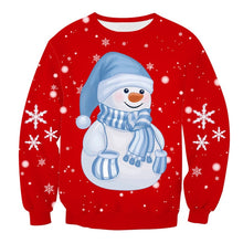 Load image into Gallery viewer, Men's sweater pull homme Ugly Christmas Sweater Santa Claus 3d Loose Hoodie Men Women christmas sweater men pull noel homme