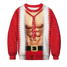 Load image into Gallery viewer, Ugly Christmas Sweater 3D Print Funny Xmas Pullover Hoodie Sweatshirt Men Women Holiday Party Autumn men's sweater