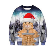 Load image into Gallery viewer, Ugly Christmas Sweater 3D Print Funny Xmas Pullover Hoodie Sweatshirt Men Women Holiday Party Autumn men's sweater