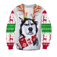 Load image into Gallery viewer, Ugly Christmas Sweater 3D Print Funny Xmas Pullover Hoodie Sweatshirt Men Women Holiday Party Autumn men's sweater