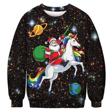 Load image into Gallery viewer, Ugly Christmas Sweater 3D Print Funny Xmas Pullover Hoodie Sweatshirt Men Women Holiday Party Autumn men's sweater