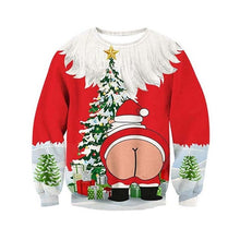 Load image into Gallery viewer, Ugly Christmas Sweater 3D Print Funny Xmas Pullover Hoodie Sweatshirt Men Women Holiday Party Autumn men's sweater
