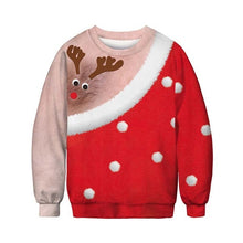 Load image into Gallery viewer, Ugly Christmas Sweater 3D Print Funny Xmas Pullover Hoodie Sweatshirt Men Women Holiday Party Autumn men's sweater