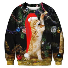 Load image into Gallery viewer, Ugly Christmas Sweater 3D Print Funny Xmas Pullover Hoodie Sweatshirt Men Women Holiday Party Autumn men's sweater