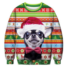 Load image into Gallery viewer, Ugly Christmas Sweater Men Women Holiday Party Hoodie Sweatshirt 2019 Autumn Crewneck Long Sleeve 3D Print Sweaters Jumpers Tops