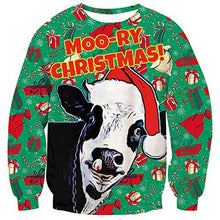 Load image into Gallery viewer, Ugly Christmas Sweater Men Women Holiday Party Hoodie Sweatshirt 2019 Autumn Crewneck Long Sleeve 3D Print Sweaters Jumpers Tops