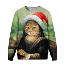 Load image into Gallery viewer, Ugly Christmas Sweater Men Women Holiday Party Hoodie Sweatshirt 2019 Autumn Crewneck Long Sleeve 3D Print Sweaters Jumpers Tops