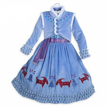 Load image into Gallery viewer, Girls elsa dress new snow queen costumes for kids cosplay dresses princess disfraz carnaval vestido de festa infantil congelados
