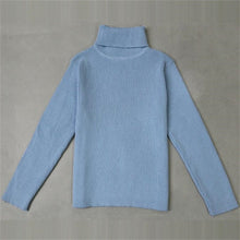 Load image into Gallery viewer, LILIGIRL Baby Girls Winter Turtleneck Sweater Colthes 2018 Autumn Boys Children Clothing Pullover Knitted Solid Kids Sweaters