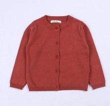 Load image into Gallery viewer, Baby Boys Girls Cardigan Autumn Cotton Sweater Top Baby Children Clothing Boys Girls Knitted Cardigan Sweater Kid Spring Clothes